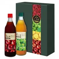 在飛比找台糖健康易購網優惠-【台糖】台糖水果醋禮盒(蘋果醋+梅子醋/禮盒)(9245)