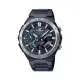 【CASIO EDIFICE】WINDFLOW太陽能藍芽雙顯鋼帶腕錶-經典黑/ECB-2200DD-1A/台灣總代理公司貨享一年保固