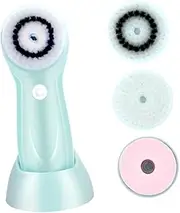 Healeved Face Scrubber Facial Cleansing Brush Electric Face Brush Skin Care Accessories Exfoliator Tool Skin Care Brush Electric Exfoliator Blue