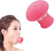 Angzhili Face Slimming Tool, Muscle Lips Trainer, Jaw Exerciser Facial Firming Trainer, Reducing Skin Sagging and Improving Chin Line Exerciser(Pink)