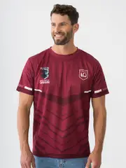 Qld Maroons Training Tee Mens
