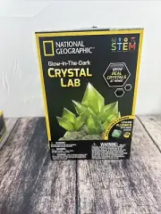 Genuine Flourite Specimen National Geographic STEM Crystal Lab NEW IN BOX