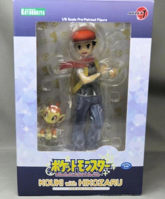 Japan Authentic Pokemon ARTFX J Lucas with Chimchar Figure