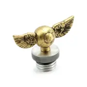 Wannabe Choppers Fuel Cap Flying Eyeball Brass For Harley-Davidson 83-95