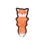 ZippyPaws Z-Stitch Skinny Peltz Fox Plush Squeaker Toy for Dogs
