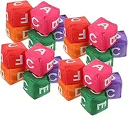 WEKAMOS 20Pcs Bean Bag Toss Game for Outdoor Indoor Fun for Birthday Parties Carnivals and Family Gatherings Lightweight Lettered Bags