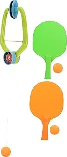 Mipcase Table Tennis Trainer Holder Craft Tassels Accessories Heart-Shaped Travel Handheld Handheld Hat Small Compact Handheld Jumbo Perm Rods Table Tennis Training Device