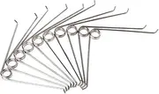 Dual Hook Tension Spring,10Pcs V Shape Compression Spring Gardening Scissors Accessories Tool As Show