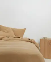 Linen Duvet Cover Set - Sand