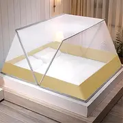 Portable Foldable Mosquito Nets,Mosquito Mesh Net,Mosquito Net for Bed,Bed Net Tent, Ideal for Home Or Holidays, Fine mesh Mosquito Net for Bed-D_160CM(W)