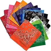 [LABRIMP] Womens Headbands Square Scarf Womens Head Scarf Satin Lined Turbans for Women Handkerchiefs for Women Bandana Scarf Small Silk Hankerchief Hair Towel Woman Colorful Small Scarf