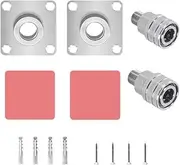 2 Pieces Pressure Washer Foam Tip Holders PA Bottle Brackets 1/4 in Quick Connect Automatic Foam Tip Mount