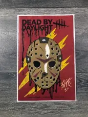 Original Art Sketch Cover Dead by Daylight Horror Jason Voorhees