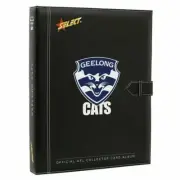 Select Geelong Cats Club Binder Official AFL Collector Card Album + 25 Pages