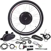 Electric Bike Conversion kit 20",24",26",27.5,28",29",700C Front Rear Wheel Electric Bicycle Conversion Motor Kit with 36V/15Ah Battery， LCD Display EBike Hub Motor Set(350 Rear Wheel,29")