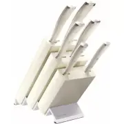 Wusthof Classic Ikon Creme 7pc Knife Block Set 9877 1090470602