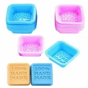 Pink And Blue 3D Candle Mould Perfume Soap Candle Making Wax Silicone Mold