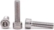 M3-0.5 x 30mm Socket Head Cap Screws Bolts (M3 to M10 Available) 304 Stainless Steel 18-8, Allen Socket Hex Drive, Full Thread, Coarse Thread, Bright Finish, 100 PCS