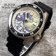 41mm 200M Diving Titanium Men Watch Sapphire Glass NH35A Lume Automatic Movement