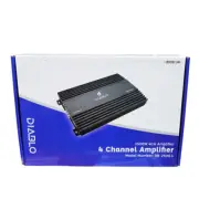 Diablo DB-2500.4 4-Channel 2500 Watts Max Car Audio Amplifier