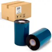 4.33" X 1476' Thermal Transfer Ribbons Zebra 1" Core 24 Rolls Wax