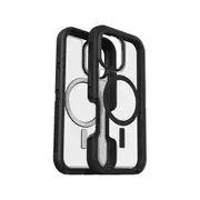 OtterBox Defender XT Clear Phone Case for iPhone 16 - Dark Side (Clear/Black)