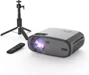 WEWATCH Native 1080P Video Projector, Portable 2.4G / 5G WiFi Bluetooth Movie Pr