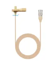 HIXMAN LM3 Lavalier Lapel Lav Mic For Audio Technica Wireless System Hirose 4P