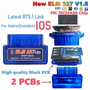 for IOS Android Bluetooth 5.1 Auto Scanner OBD2 2PCB Car Tester Diagnostic Tool
