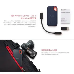 SanDisk E61 Extreme Portable 1TB 2TB 4TB 行動固態硬碟 外接式 SSD 光華商場