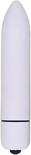 Bullet Vibrator Discreet Vibrating Massager Beginner Vibe Sex Toy For Women 10 Speed Wand White