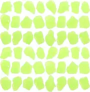 FOMIYES Glow in The 100pcs Pebble Stones for Plants Vases Walkway Pathway Backyard Aquarium Fish Tank Potted Plant Fairy Garden Decoration Light Green