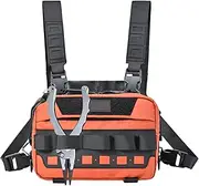 Fishing Chest Pack,Running Vest Bag | Jogging Carrier Tackle Storage Lightweight Vest for Workouts Cycling Hiking Hunting Camping Outdoor Activities