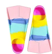Swim Flippers - Professional Swimming Fins | Speed Enhancement Fins, Short Light Adults Diving Flippers Swim Fins | Effective Professional Swimming and Snorkeling Fins for Speed Enhancement