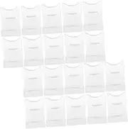 Zerodeko 20Pcs Acrylic Brackets Phone Stand Multi Functional Display Rack for Home Office Cafe Lightweight and Stylish Storage for Devices