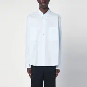 [STUDIO NICHOLSON] Light blue Salin shirt in organic cotton S Blue