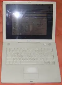 在飛比找Yahoo!奇摩拍賣優惠-Apple iBook G4 (14-inch) 畜電良好