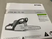 Stihl MS170, 180 Instruction Manual