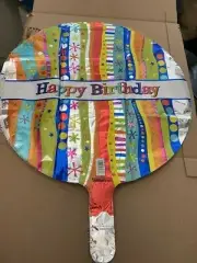 ValueLine Plus Happy Birthday 18" Foil Balloon New!!!