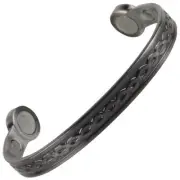 Super Strong MAGNETIC Bracelet/Bangle Copper with Pewter Finish Link DESIGN 6...