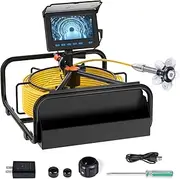Sewer Camera,JQKJCAM Borescope Camera with Light for Drain Inspection, 23MM Wall Plumbing Endoscope, 4.3" 16GB DVR Screen, 30M Cable with Length Marks (Inspection Camera-9604A DVR)