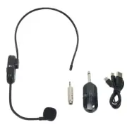 2.4G Wireless-Microphone Headset 160FT Range Mic System For Teach Outdoor Speech