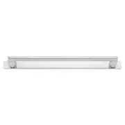 Baltimore Cabinet Pull with Backplate CTC256mm Brushed Chrome