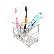 Stainless Steel Bathroom Toothbrush Toothpaste Holder Razor Stand Home