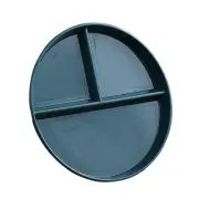 Fat Reduction Plate Three-compartment Breakfast Oil-resistant Food Baby