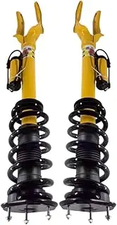 AODAZFC 68139497AC 68384344AA 2pcs Front Shock Suspension Spring Absorber Strut Electric Assys Compatible for Jeep Grand Cherokee SRT SRT8, Air Suspension, Heavy Duty Towing Shock Conversion