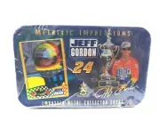 1997 Jeff Gordon Metallic Impressions Factory Sealed box Tin #24
