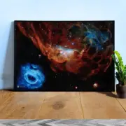 Cosmic Reef, NGC 2014. NASA Hubble Space Telescope — space poster