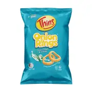 Thins Onion Ring Sour Cream & Chives 45g x 12