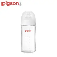 在飛比找momo購物網優惠-【Pigeon 貝親】第三代母乳實感玻璃奶瓶240ml/純淨